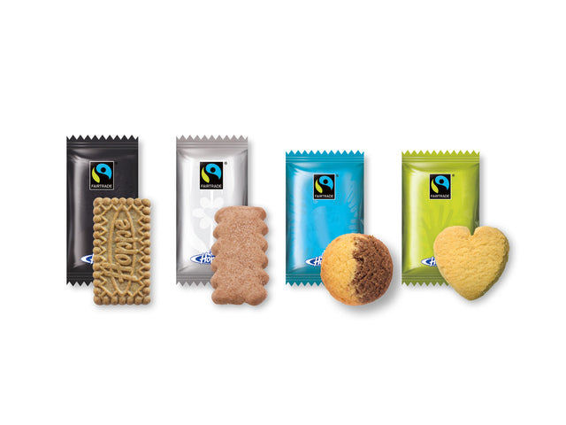 Koekjes Hoppe Fairtrade Mix doos a 150 stuks