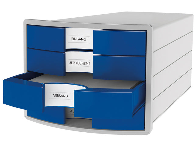 Ladekast HAN Impuls mit 4 geladenen Blauw