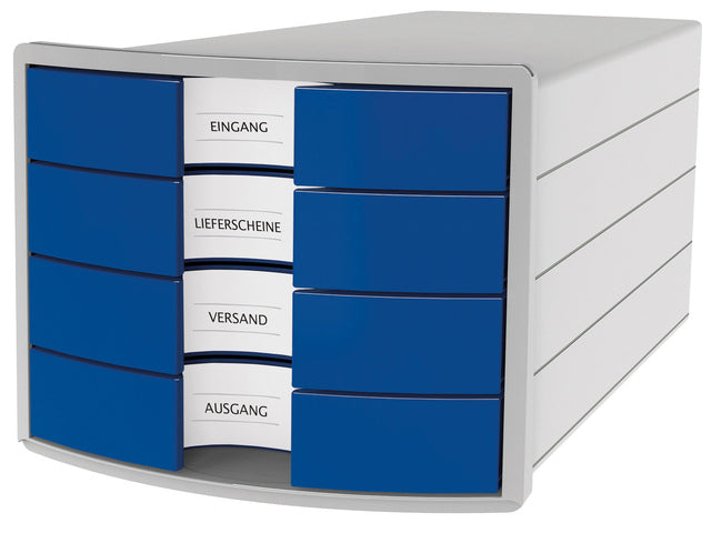 Ladekast HAN Impuls mit 4 geladenen Blauw