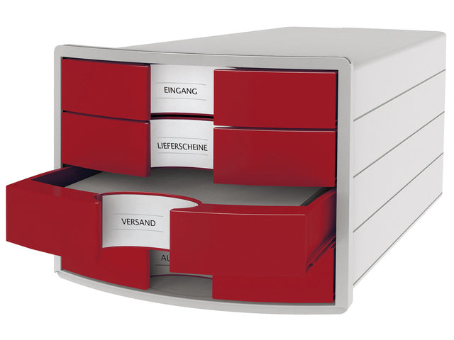 Ladenkast HAN Impuls traf 4 gesloten beladene Rood