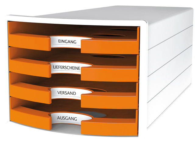 Ladekast HAN Impuls traf 4 offen beladene Orangen