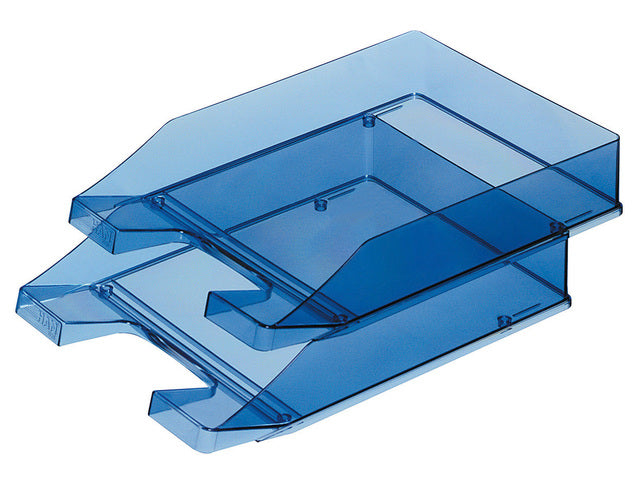 Brievenbak HAN A4 Standaard transparant blauw