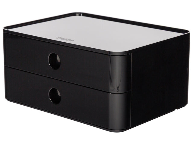 Smart-Box Han Allison mit 2 Ladungen Jet Schwarz, stapelbar