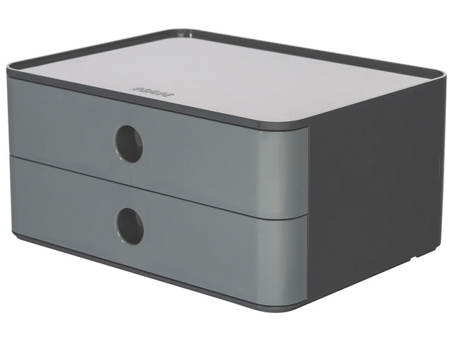 Smart-Box Han Allison mit 2 Ladungen grauer Granit, stapelbar