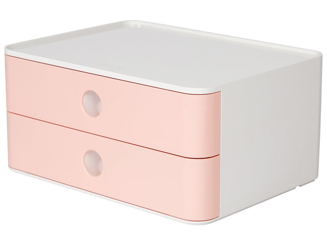 Smart-Box Han Allison traf 2 Ladungen Flamingo Roze, Stapelbaar