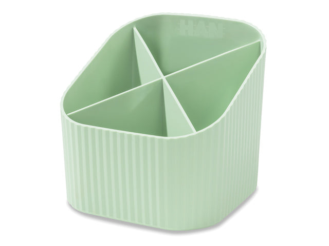Pennenkoker HAN Re-X-LOOP 4-vaks pastel groen 100% gerecycled materiaal