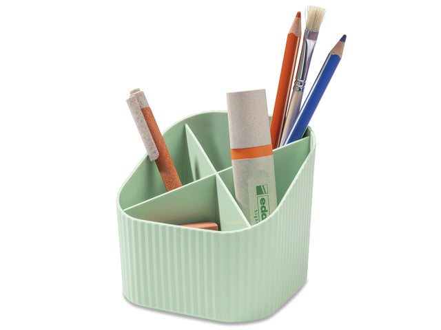 Pennenkoker HAN Re-X-LOOP 4-vaks pastel groen 100% gerecycled materiaal