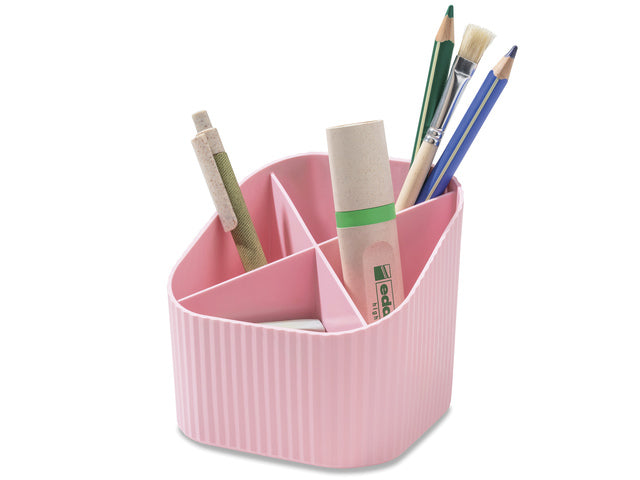 Pennenkoker HAN Re-X-LOOP 4-vaks pastel roze 100% gerecycled materiaal