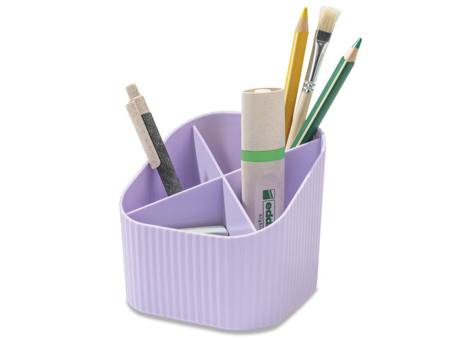 Pennenkoker HAN Re-X-LOOP 4-vaks pastel paars 100% gerecycled materiaal