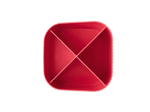 Pennenkoker HAN Re-X-LOOP 4-vaks, rood 100% gerecycled materiaal