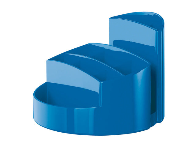 Pennenbak HAN Rondo 9-vaks Nieuwe Kleuren blauw