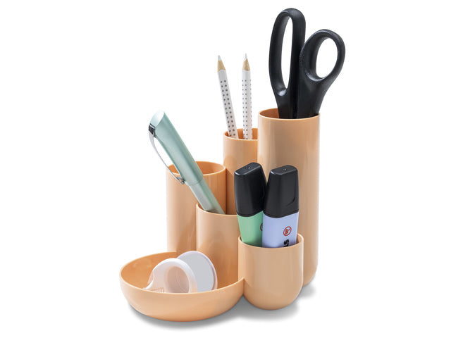 Pennenkoker HAN Campus 6-vaks pastel oranje