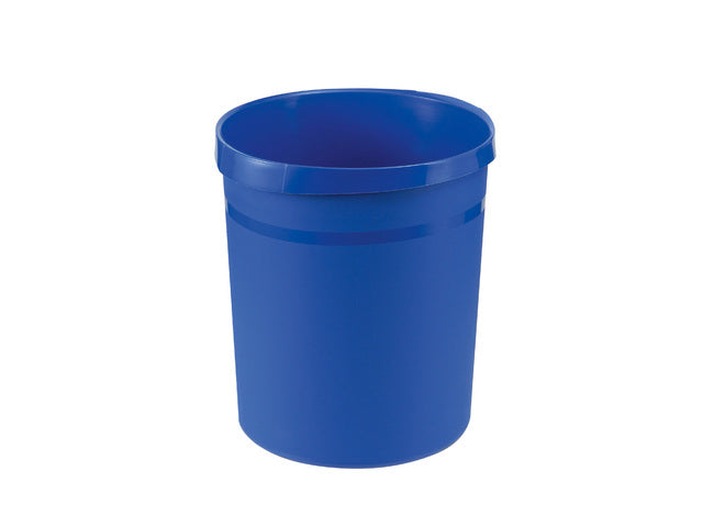 Papierbak HAN Grip 18 liter met 2 grijpranden blauw