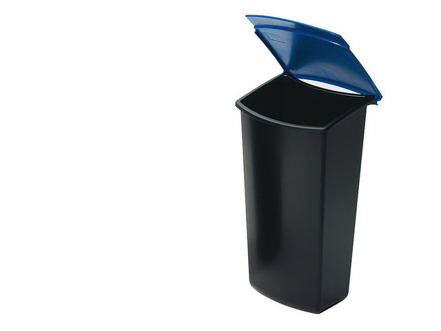Inzetbakje voor afvalbak HAN Mondo 3 liter zwart/blauw