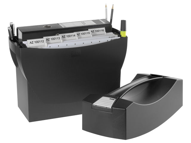 Hangmappenbox HAN Swing-Plus Karma met deksel eco zwart