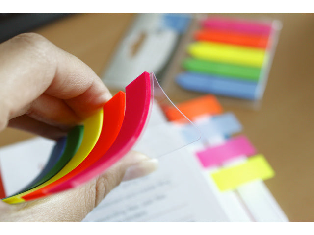 Info Pagina Markeerfilm 12x44mm, 5 kleuren