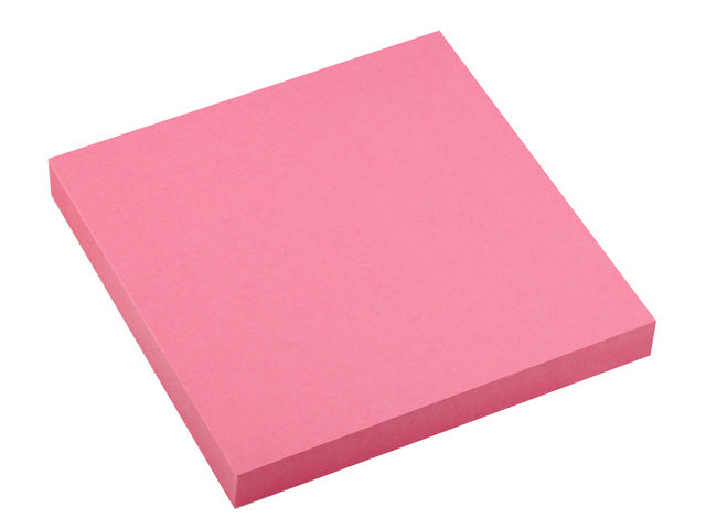 Info Opmerkingen 75x75mm fel roze blok a 80 vel