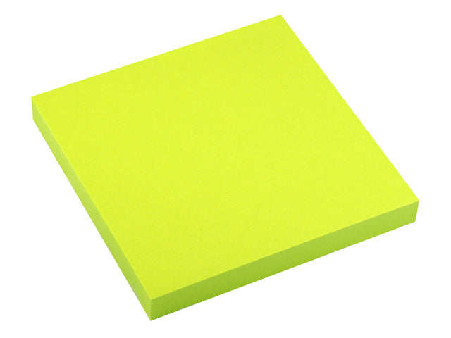 Info Opmerkingen 75x75mm fel groen blok a 80 vel