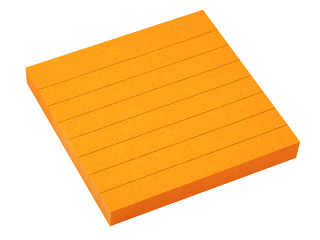 Info Opmerkingen 75x75mm fel geel blok a 80 vel gelinieerd