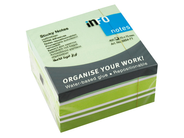 Info Notes 75x75mm mix blok a 400 vel