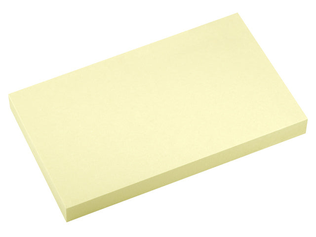 Info Opmerkingen 125x75mm geel blok a 100 vel