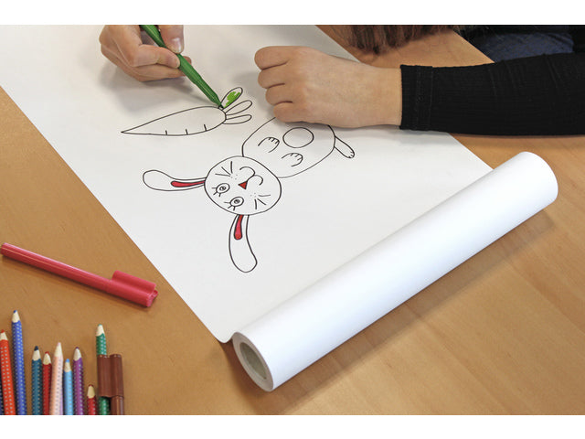 Tekenrol Info Opmerkingen 30cmx12,2m blanco per rol in standaard doos