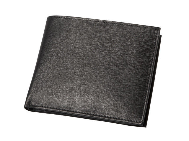 Portefeuille Alassio 10x12x2cm Leer zwart
