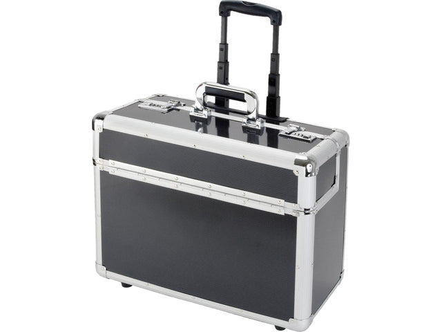 Pilotenkoffer Alumaxx C-2 aluminium zilver-carbon