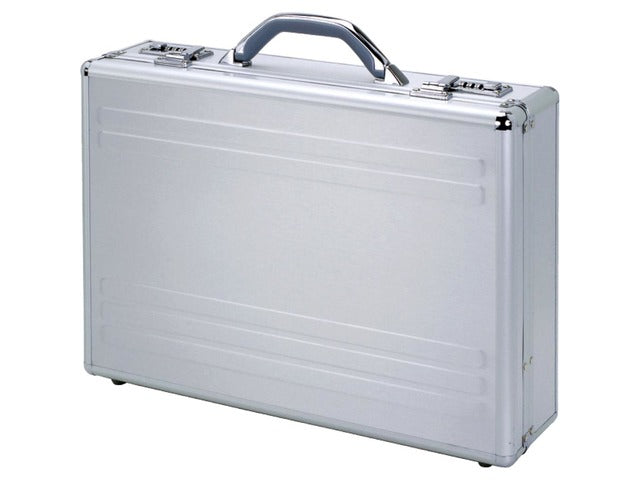 Laptopkoffer Alumaxx KRONOS zilver aluminium.