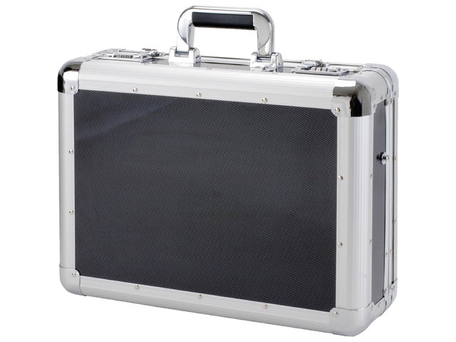 Laptopkoffer Alumaxx C-1 aluminium zilver-carbonlook