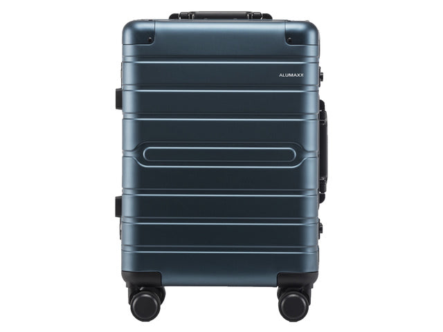 Koffer Alumaxx GRAVITY 55x37x20cm Blauw Aluminium 4 wielen