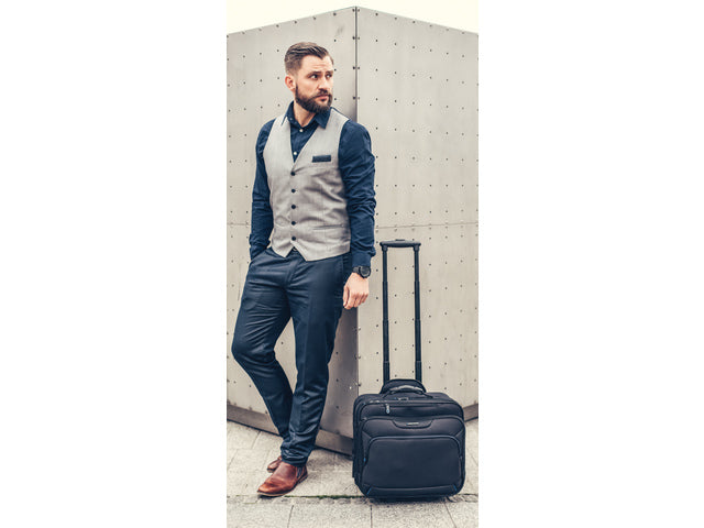 Business trolley Lightpak BRAVO II zwart nylon