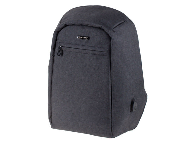 Rugzak Lightpak SAFEBAG antraciet polyester