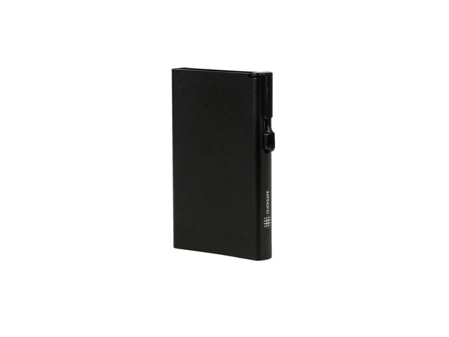 Pasjeshouder Clicksafe aluminium zwart RFID 8 pasjes