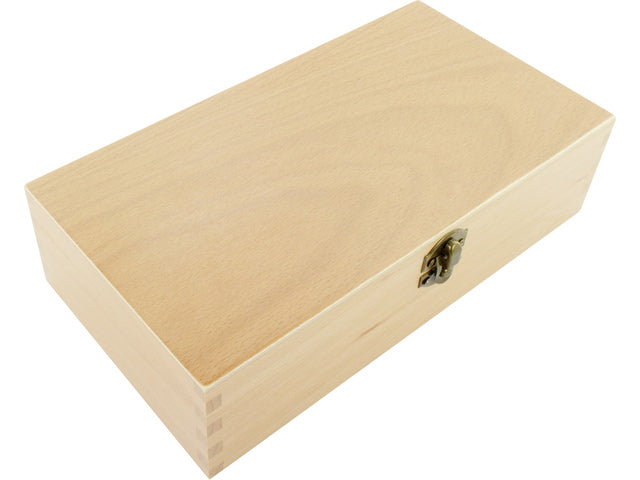 Tekendoos beukenhout Kangaro 3-vaks gelakt, formaat 25x14x6,5 cm