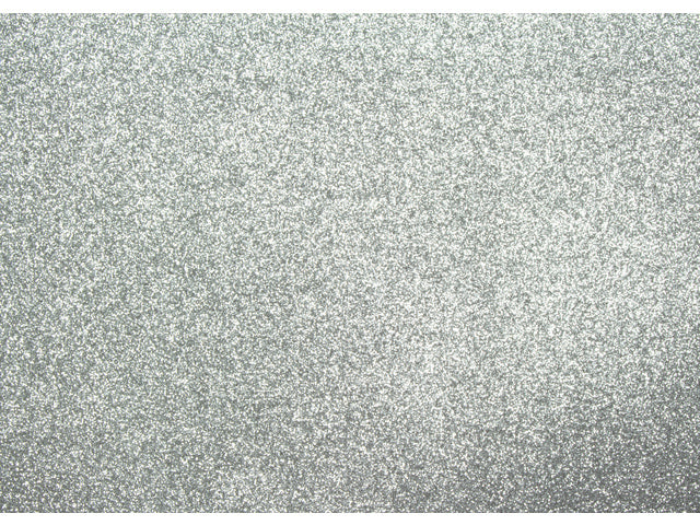 Glitterkarton Kangaro zilver 50x70cm pak à 10 vel