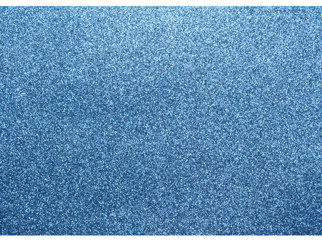 Glitterkarton Kangaro chroom blauw 50x70cm pak à 10 vel
