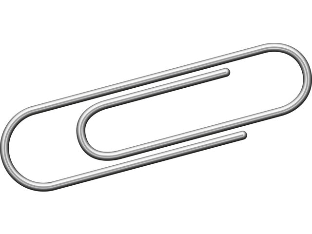 Paperclip Kangaro 30mm, rond, doosje à 100 stuks, verzinkt