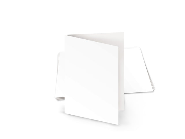 Dubbele kaarten Kangaro 105x150mm 300grs wit 25 stuks