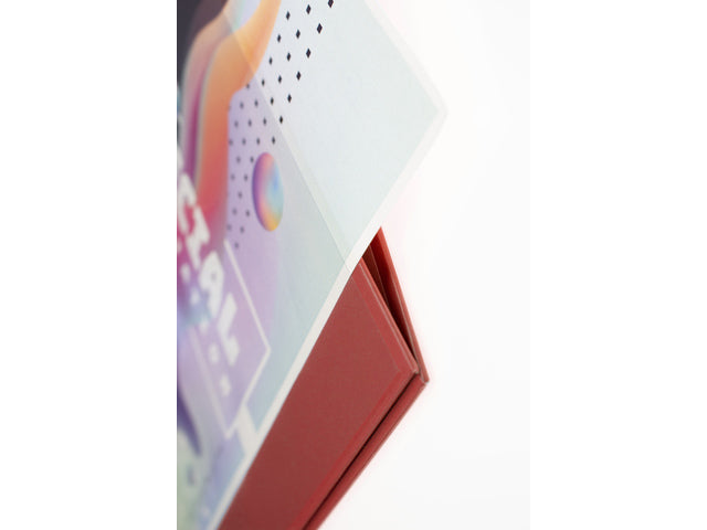 Kangaro ECO presentatieringband FSC A4 rood D-25mm mechaniek