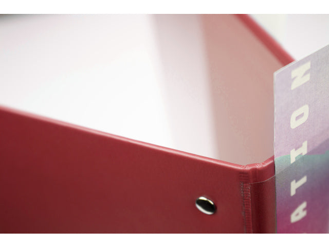 Kangaro ECO presentatieringband FSC A4 rood D-25mm mechaniek