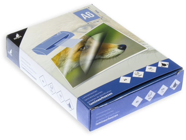 Lamineerhoes Kangaro A6 125 micron pak a 100 vel
