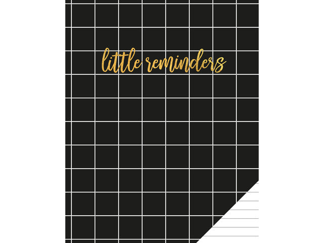 Schrift Classy Black A5 lijn