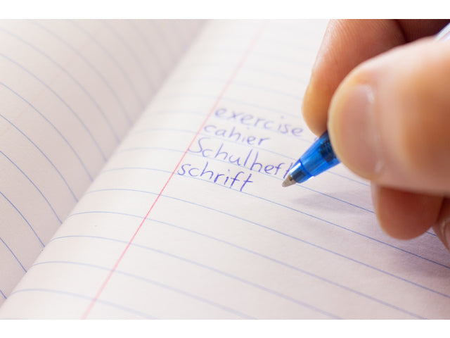 Schrift Classy Black A5 lijn