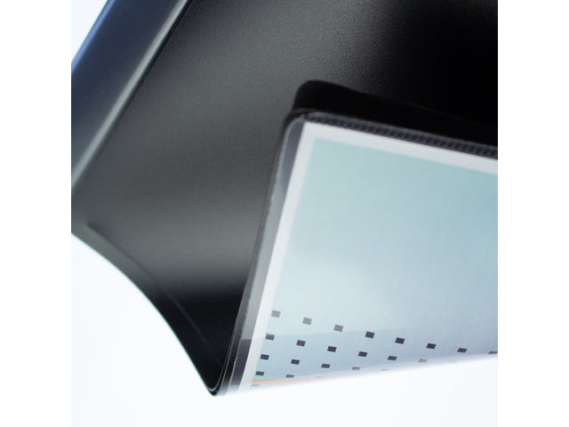 Showalbum Kangaro A5, PP 0,5 mm, 20 Taschen, schwarz mit Klebestreifen auf der Vorderseite