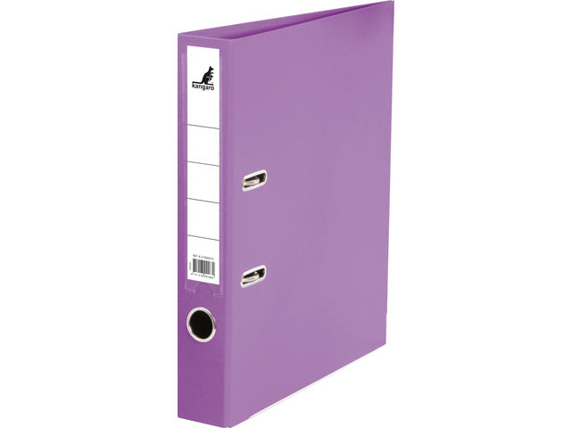 Ordner Kangaro A4 2 ringen PP/Papier 50mm violet