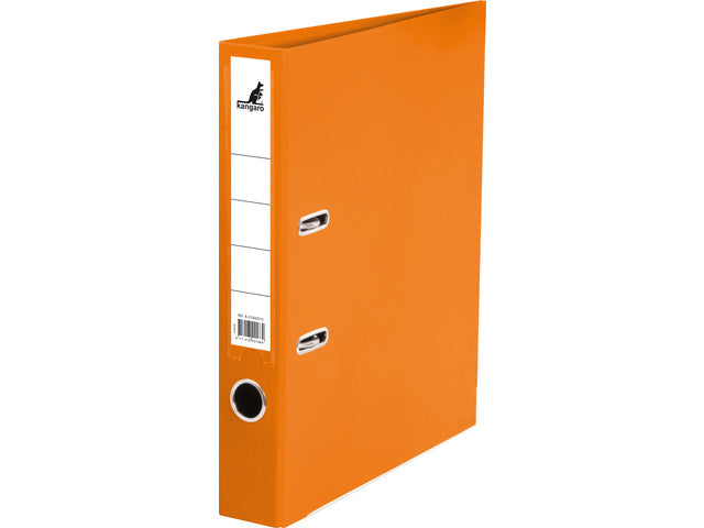 Ordner Kangaro A4 2 ringen PP/papier 50mm oranje