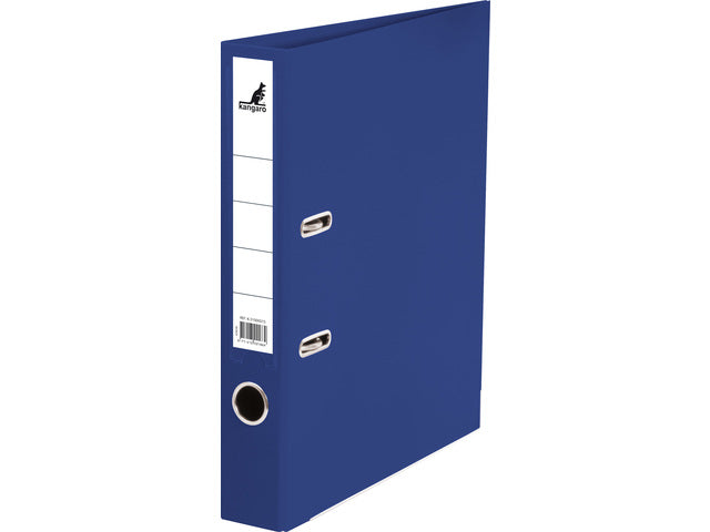 Ordner Kangaro A4 2 ringen PP/papier 50mm donkerblauw