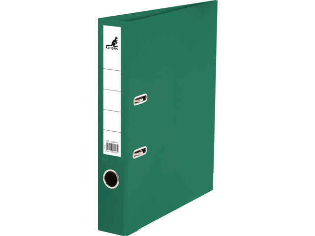 Ordner Kangaro A4 2 ringen PP/Papier 50mm groen