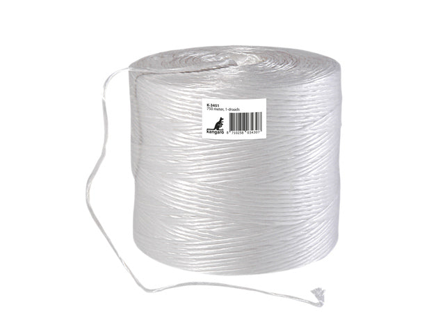 Polypack touw Kangaro 1 draads ca. 750 meter.